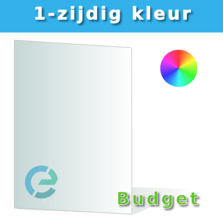 budget flyer kleur