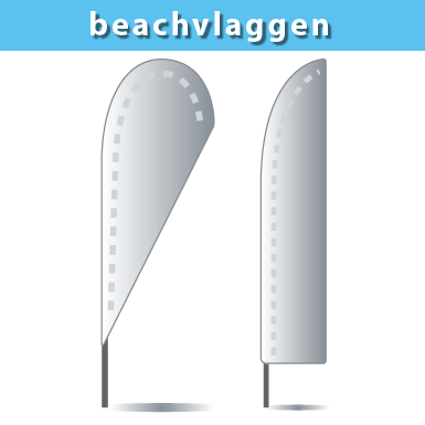 actie beachvlag